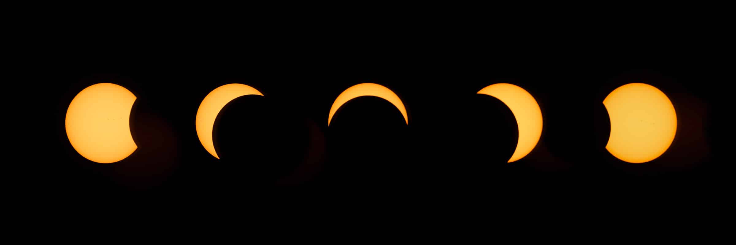 A partial solar eclipse as seen from NASA's Wallops Flight Facility on August 21, 2017. Photo Credit: Nasa Wallops A partial solar eclipse as seen from NASA's Wallops Flight Facility on August 21, 2017. Photo Credit: Nasa Wallops
